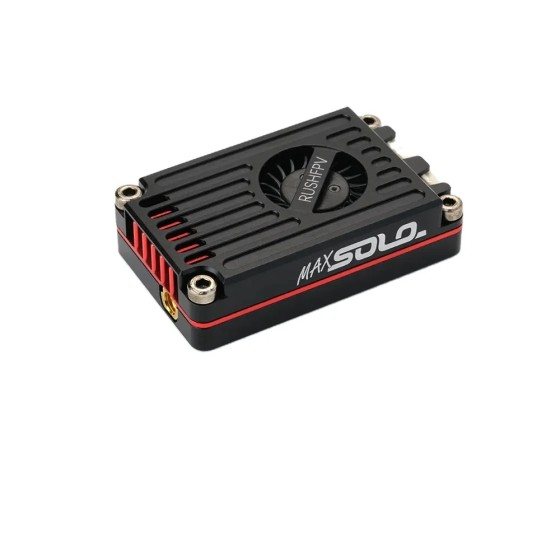 RUSHFPV Rush Solo Max VTX 2.5W Video Transmitter High-power CNC Housing Inner Fan FPV Long-distance Drones Fpv Drone Vtx